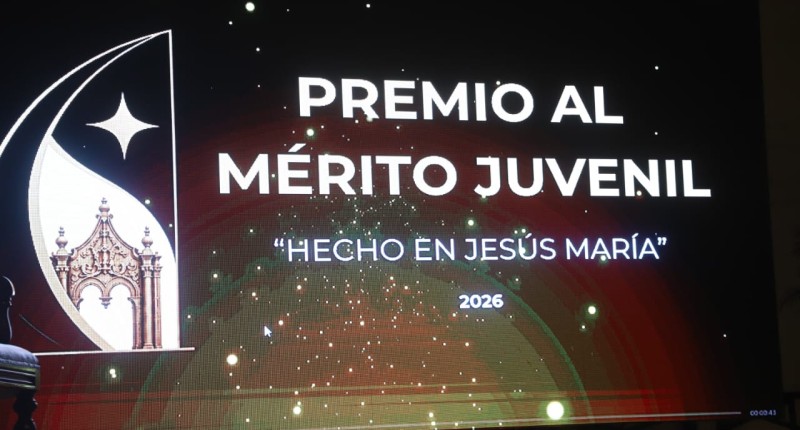 JESÚS MARÍA RECONOCE A JÓVENES QUE DEJAN HUELLA CON LA ENTREGA DEL PREMIO AL MERITO JUVENIL, `HECHO EN JESÚS MARÍA ´