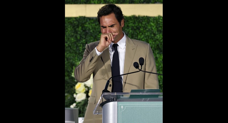ROGER FEDERER INGRESA AL SALÓN DE LA FAMA DEL TENIS