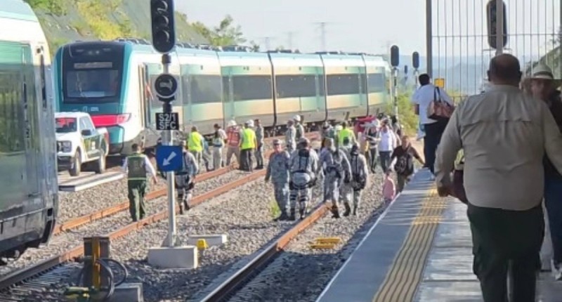 DESCARRILA VAGÓN DEL TREN MAYA; NO SE REPORTAN HERIDOS