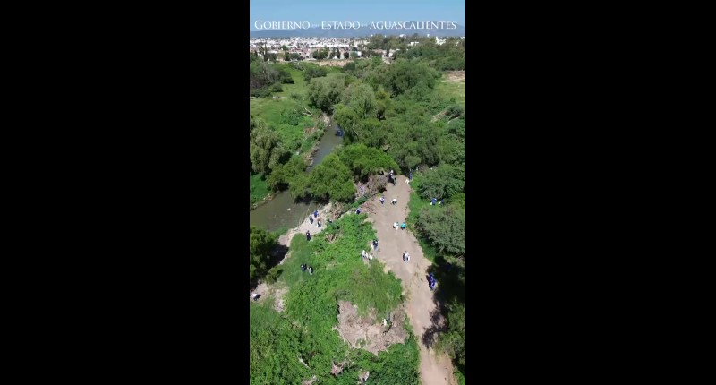 SUMAN 24 JORNADAS DE LIMPIEZA EN EL RÍO SAN PEDRO EN AGS | VIDEO 