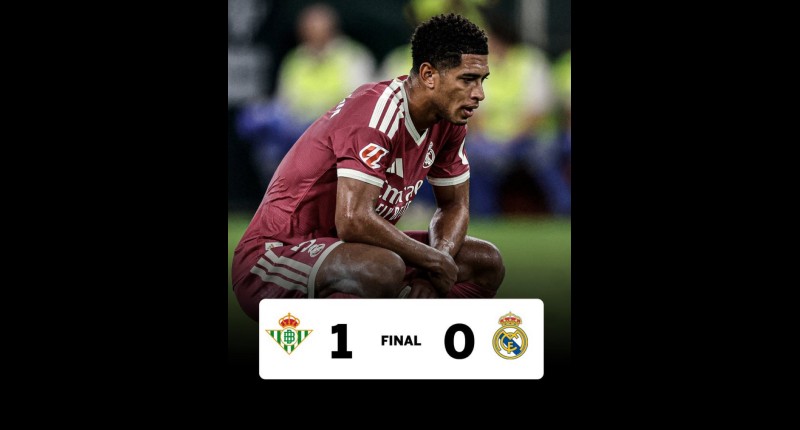 EL REAL MADRID CAE ANTE BETIS TRAS UN GOLAZO ANULADO Y UN PENALTI FALLADO POR MBAPPÉ; FIDALGO JUGÓ 30 MINUTOS