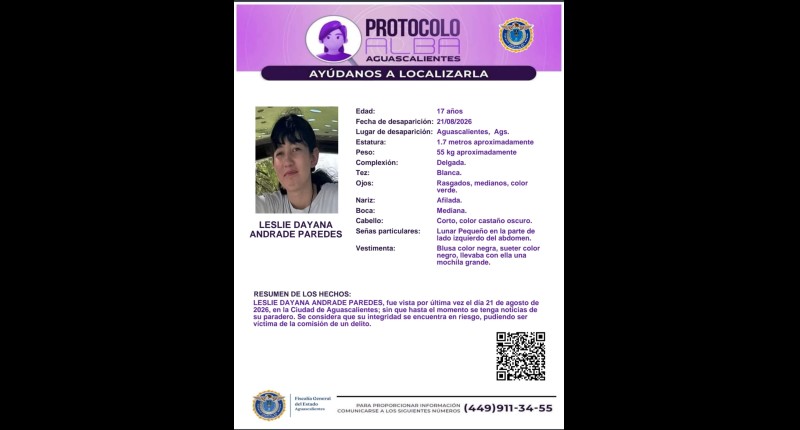 SE BUSCA A MARÍA LUCERO PAREDES MEDINA Y A LESLIE DAYANA ANDRADE PAREDES