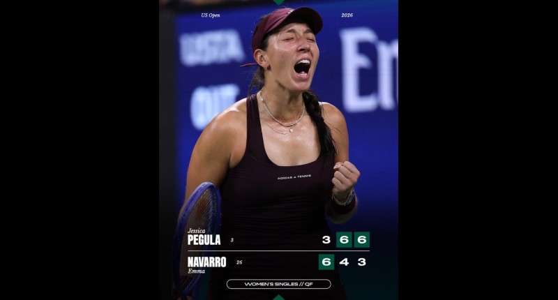 ¡REMONTADA DE ÉLITE! JESSICA PEGULA VENCE A NAVARRO Y VUELA A LAS SEMIFINALES DEL US OPEN