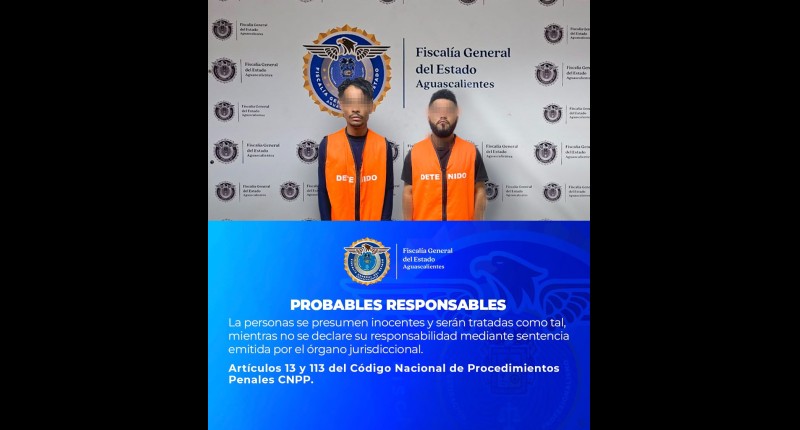 DOS SUJETOS SON VINCULADOS A PROCESO EN AGS POR ROBAR CABLEADO PARA RIEGO DE UN  PREDIO AGRÍCOLA