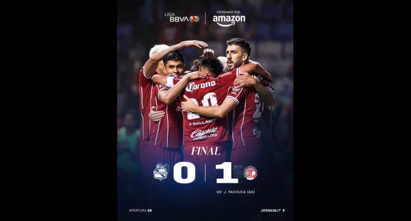 TOLUCA ASALTA EL LIDERATO DE LA LIGA MX EN EL CUAUHTÉMOC