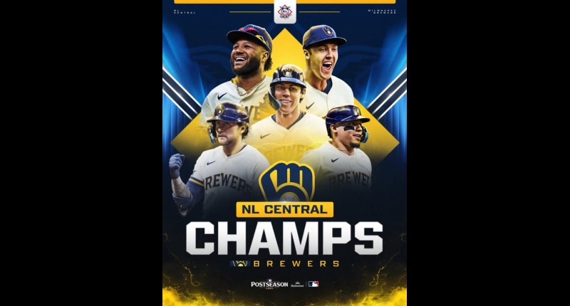 LOS MILWAUKEE BREWERS SE CORONARON CAMPEONES DE LA DIVISIÓN CENTRAL DE LA LIGA NACIONAL POR CUARTA TEMPORADA CONSECUTIVA