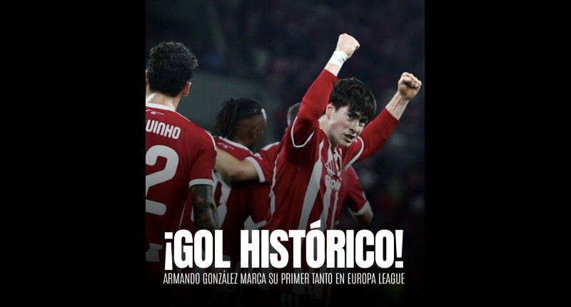 LA HORMIGA GONZÁLEZ SIGUE ENCENDIDO CON EL OLYMPIACOS Y ANOTA SU PRIMER GOL EN EUROPA LEAGUE