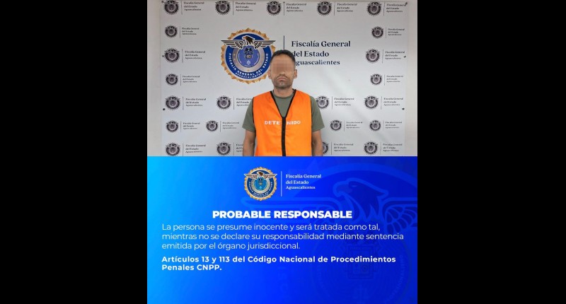 EN AGS VINCULAN A PROCESO A DETENIDO CON 28 DOSIS DE SUSTANCIAS PROHIBIDAS