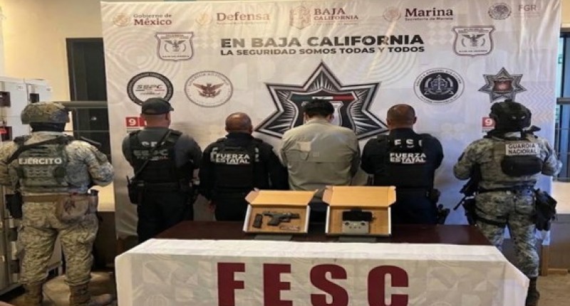 EN TIJUANA DETIENEN A DRONERO QUE OPERABA PARA EL CRIMEN ORGANIZADO