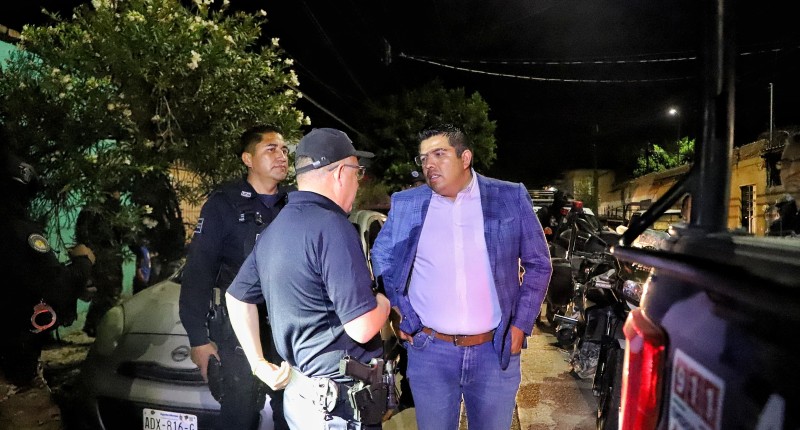 REFUERZA JESÚS MARÍA, AGS LA SEGURIDAD CON OPERATIVOS PREVENTIVOS EN COLONIAS