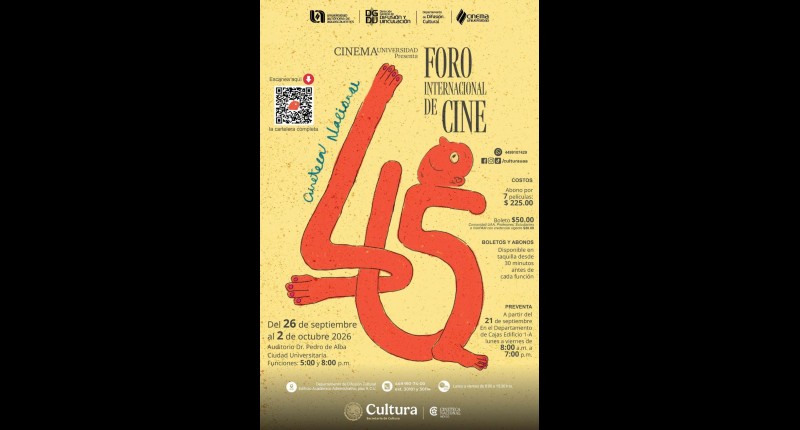 EL CINE INTERNACIONAL LLEGA A LA UAA A TRAVÉS DE CINEMA UNIVERSIDAD CON SIETE PROPUESTAS FÍLMICAS
