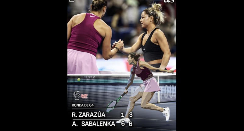 RENATA ZARAZÚA FUE ELIMINADA DEL ABIERTO DE CHINA; CAYÓ EN DOS SETS ANTE ARYNA SABALENKA