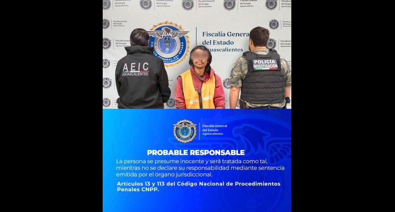 DETIENEN EN PABELLÓN DE ARTEAGA, AGS, A SUJETO BUSCADO POR HOMICIDIO EN SINALOA