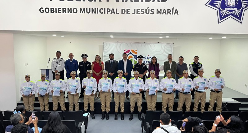 SE FORTALECE LA SEGURIDAD EN JESÚS MARÍA CON 13 NUEVOS ELEMENTOS DE LA GUARDIA CIVIL 