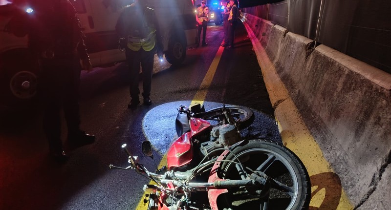 FALLECE MOTOCICLISTA EN CARRETERA FEDERAL 45 EN COSÍO
