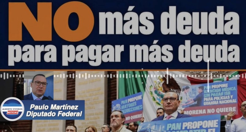 VIDEO| MORENA Y ALIADOS APRUEBAN UNA DEUDA PARA 2027 DE 1.7 BILLONES DE PESOS Y SERÁ SOLO PARA PAGAR INTERESES, DENUNCIA EL DIP PAULO MARTÍNEZ 