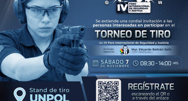 ¿TE APASIONA EL TIRO POLICIAL? ¡ESTA INVITACIÓN ES PARA TI!